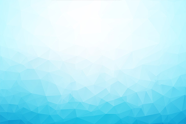 The image shows a digital illustration of an abstract seascape with a calm blue ocean surface below a light blue sky, featuring geometric shapes and a minimalist design.